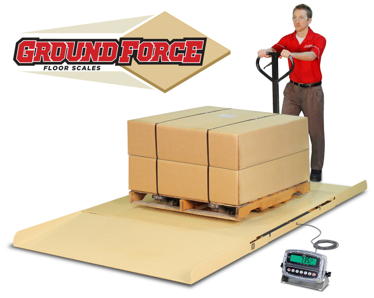 FH-555-II_Ramps_Pallet-Boxes_Model-Facing-Left Balanza de Plataforma GroundForce FH-II de Marco Completo