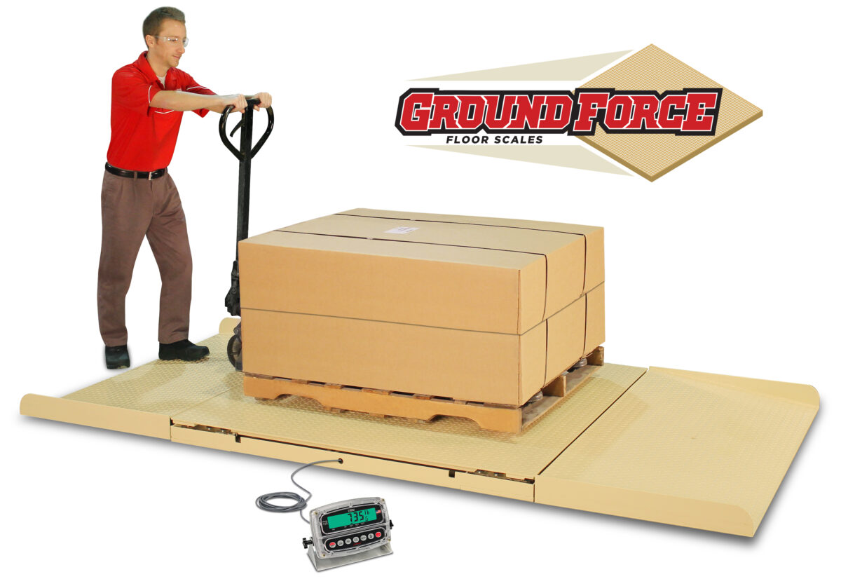 FH-555-II_Ramps_Pallet-Boxes_Model-Facing-Right Balanza de Plataforma GroundForce FH-II de Marco Completo