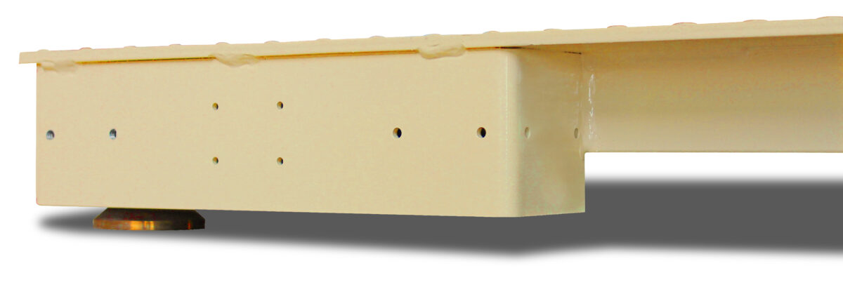 FHN-1054_Corner-View Balanza de Plataforma FloorHugger FHN Series de Trabajo Extra Pesado