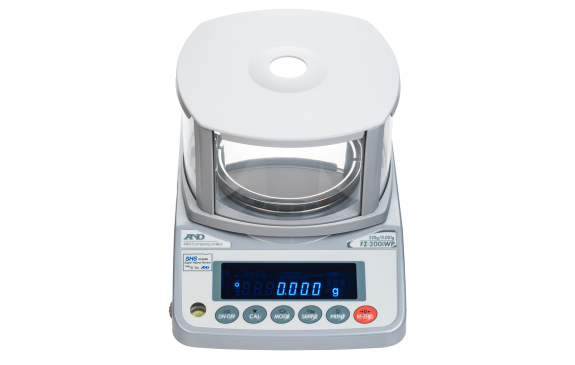 FZ-200iWP-front-with-draftshield-2 Balanza de precisión FZ / FX Series