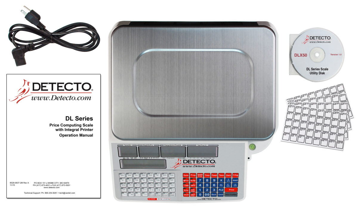 DL1030_Included-Components DL Series con Impresora